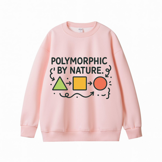 Polymorphic by Nature – Funny Programmer Unisex Sweatshirt