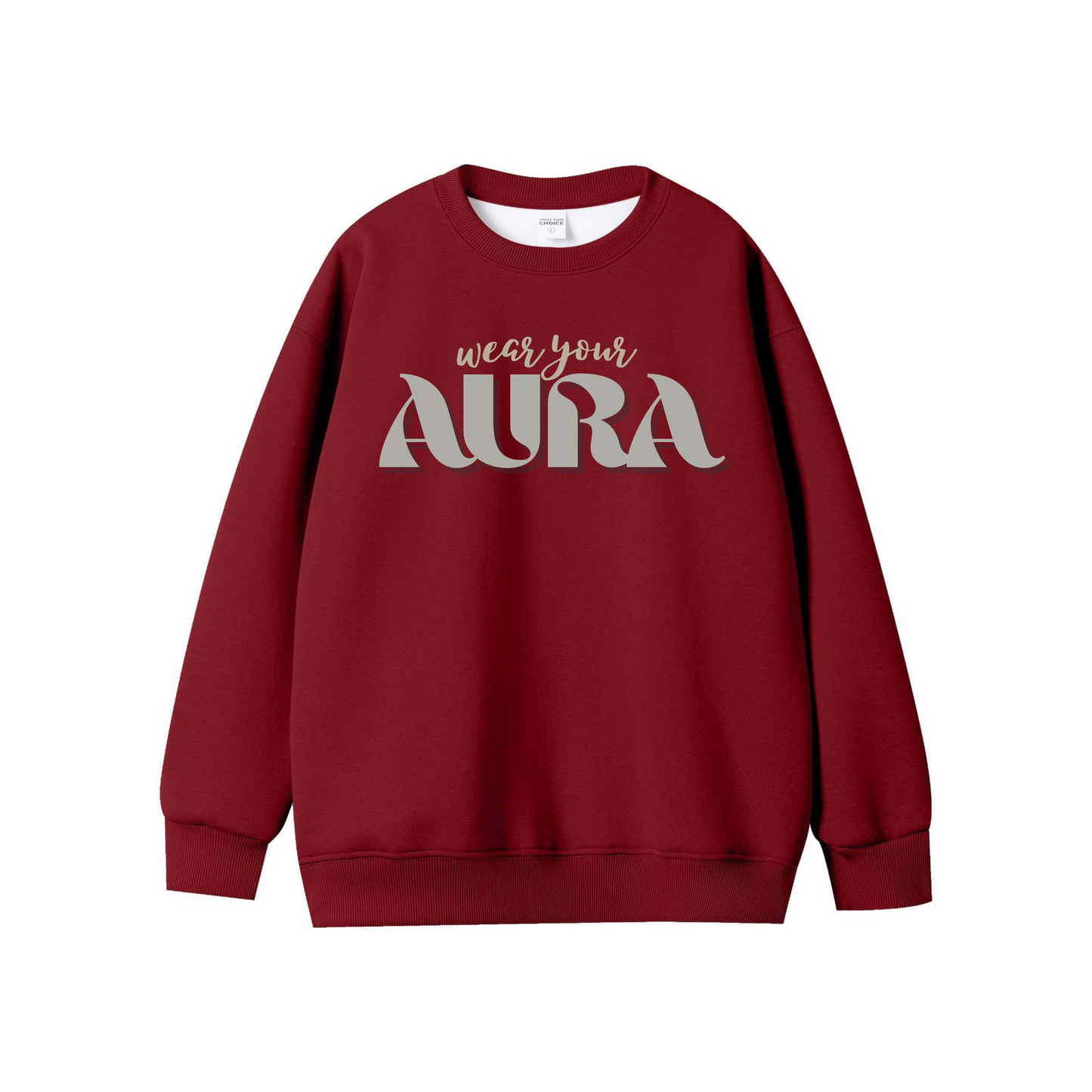 Wear Your Aura – Minimalist Luxury Unisex Sweatshirt