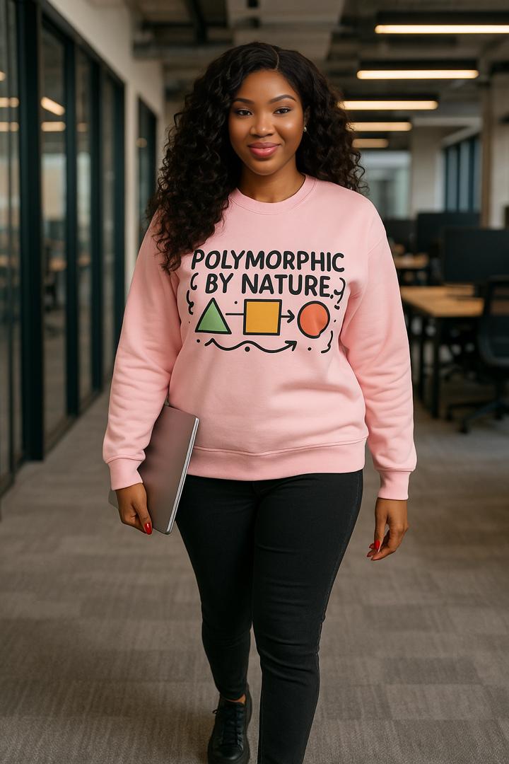 Polymorphic by Nature – Funny Programmer Unisex Sweatshirt